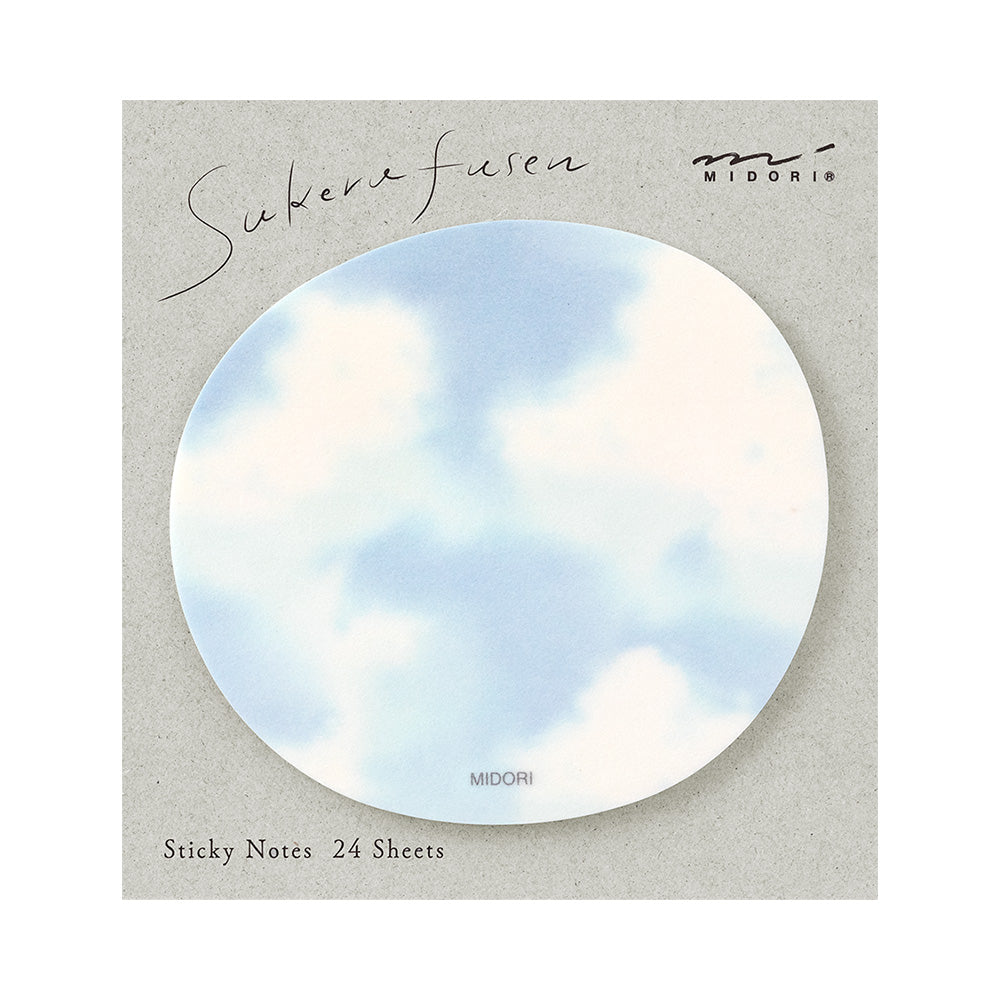 Sticky Notes Transparency Sky Light Blue