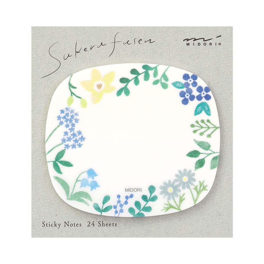 Sticky Notes Transparency Wild Flowers