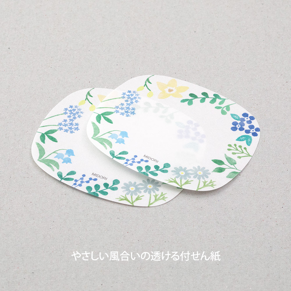 Sticky Notes Transparency Wild Flowers