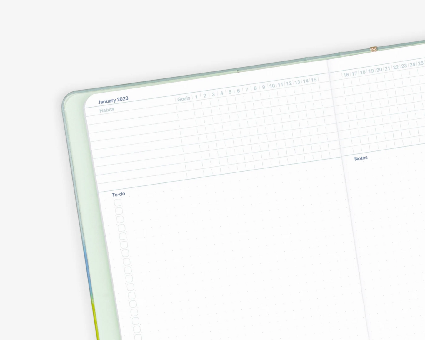 Mossery 2023 Horizontal Planner Refill