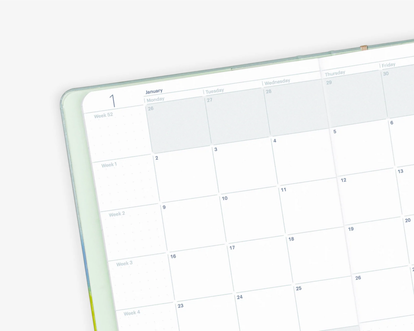 Mossery 2023 Horizontal Planner Refill
