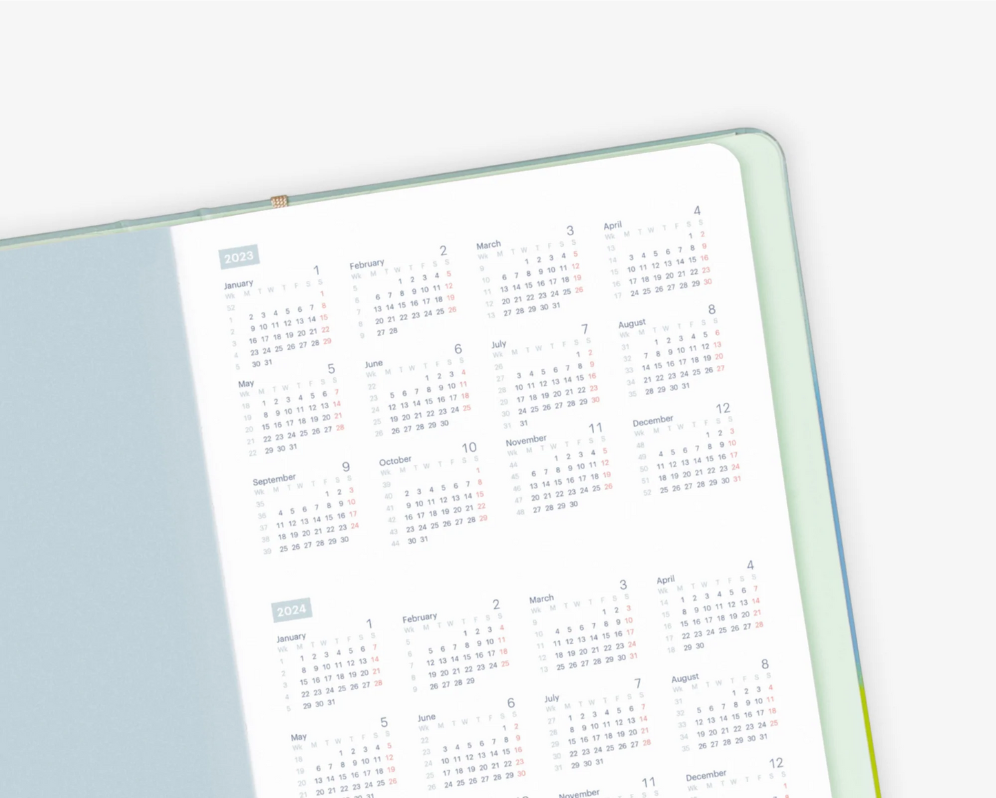 Mossery 2023 Horizontal Planner Refill