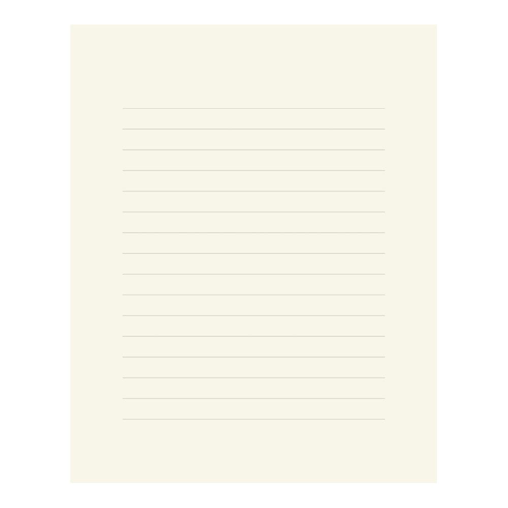 MD Letter Pad Horizontal Ruled Lines