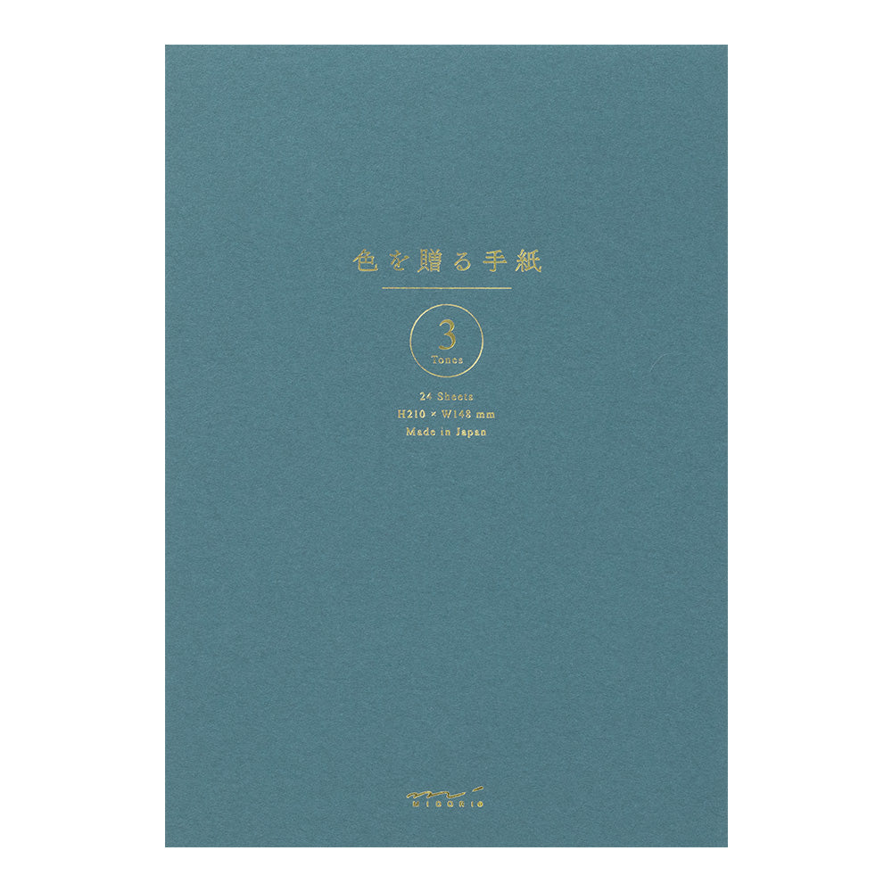 Letter pad <A5> Giving a colour Blue