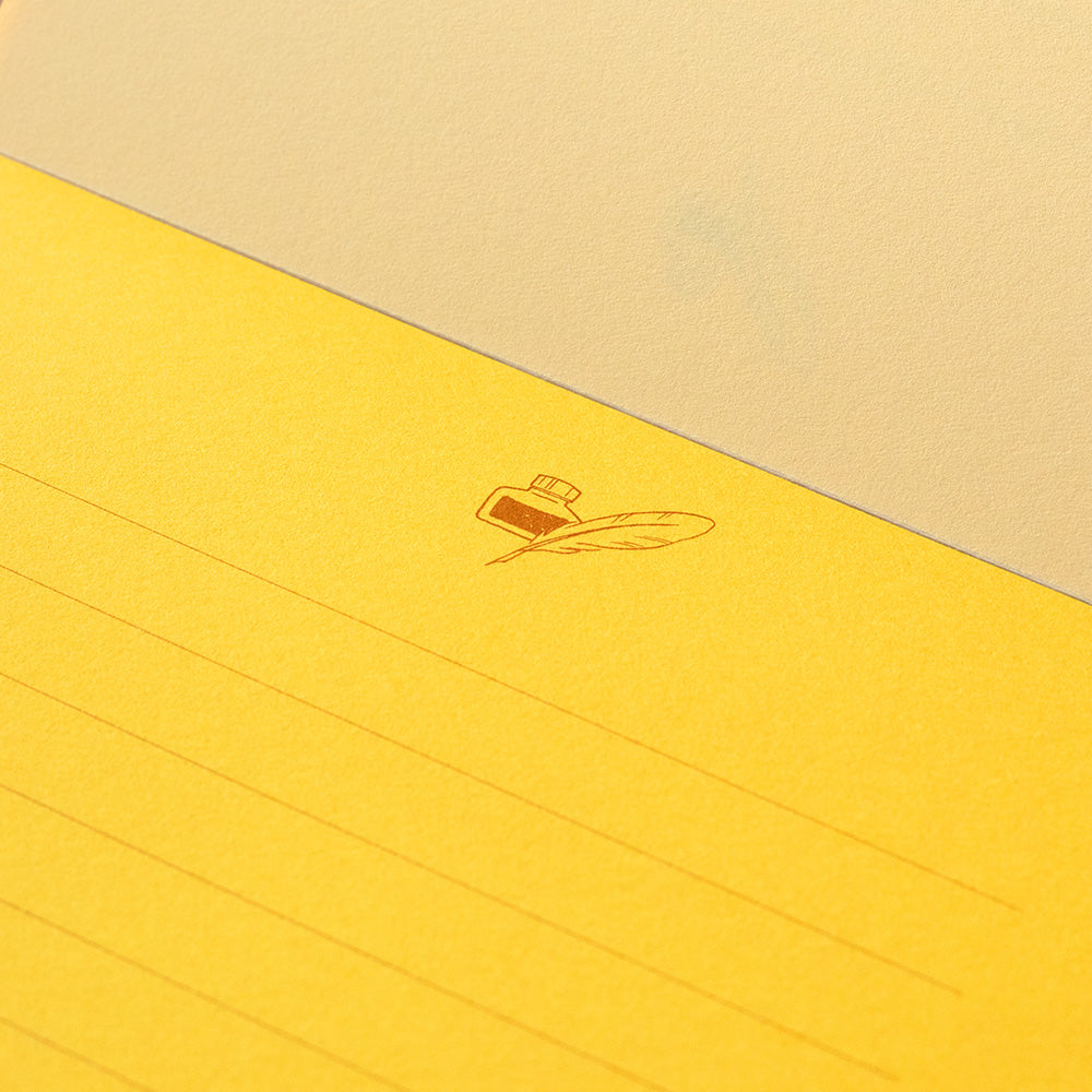 Letter pad <A5> Giving a colour Gold