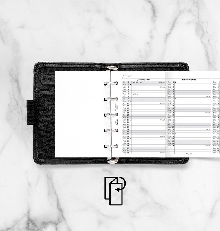 Vertical Year Planner Mini 2022