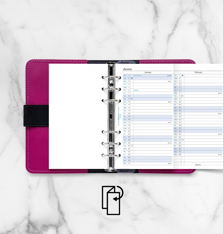 Vertical Year Planner Personal 2022