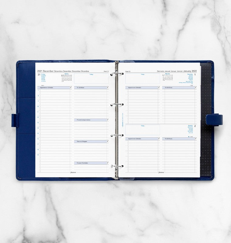 One Day On A Page Business Diary A4 2022