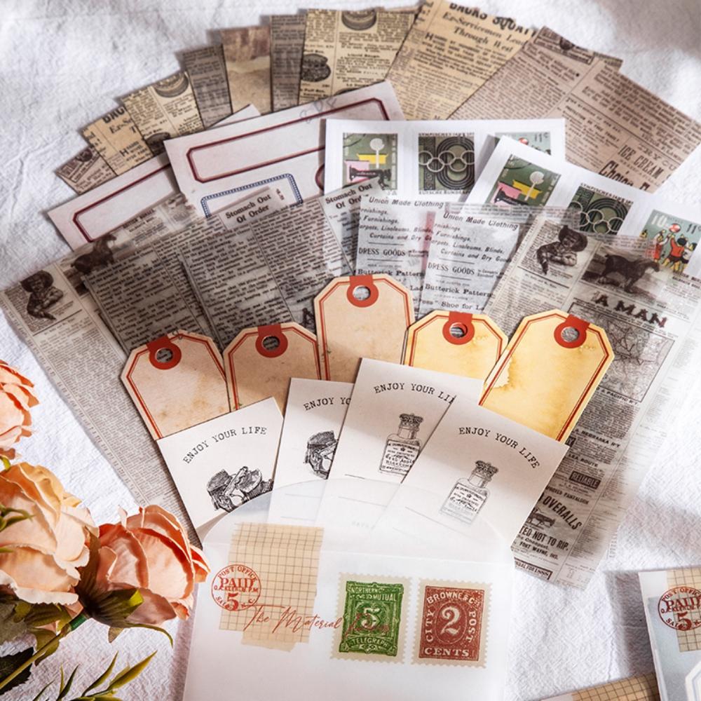 Vintage Planner Material Set