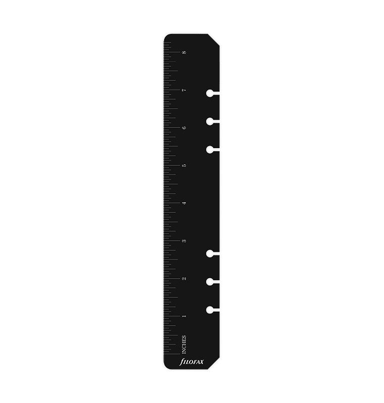 Ruler Page Marker Black A5
