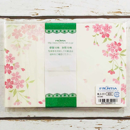 Sakura bloom Mini letter Set Sakura Pattern