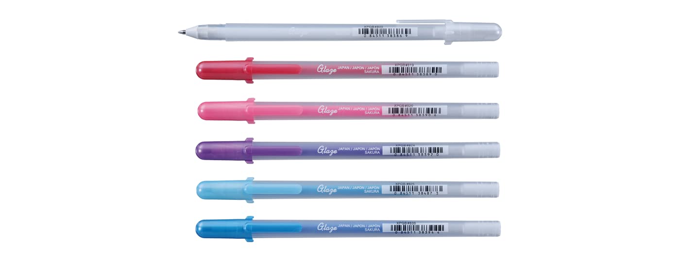 Sakura Gelly Roll Glaze Pack of 12 Colored Pens