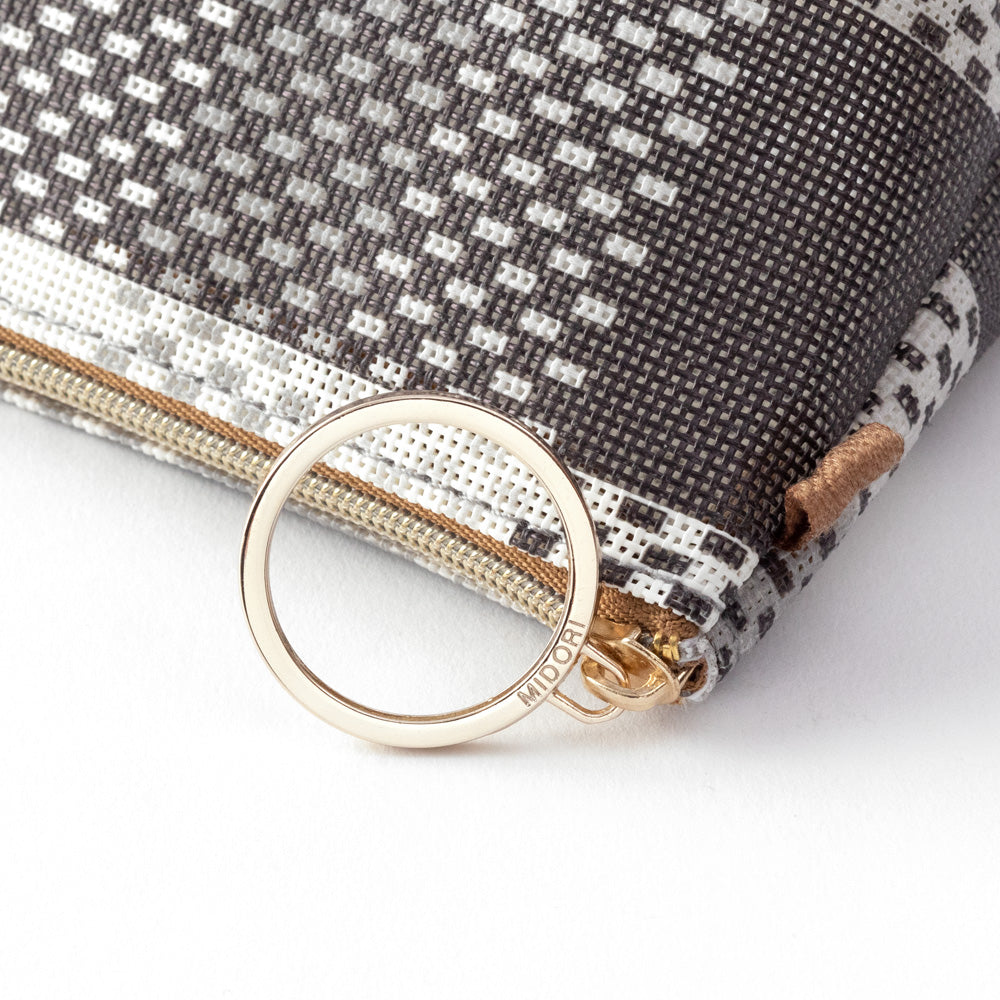 Mesh Graphics Pen case Check Black