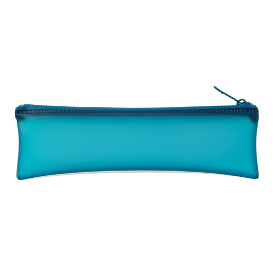 Clear Soft Pen Case Blue