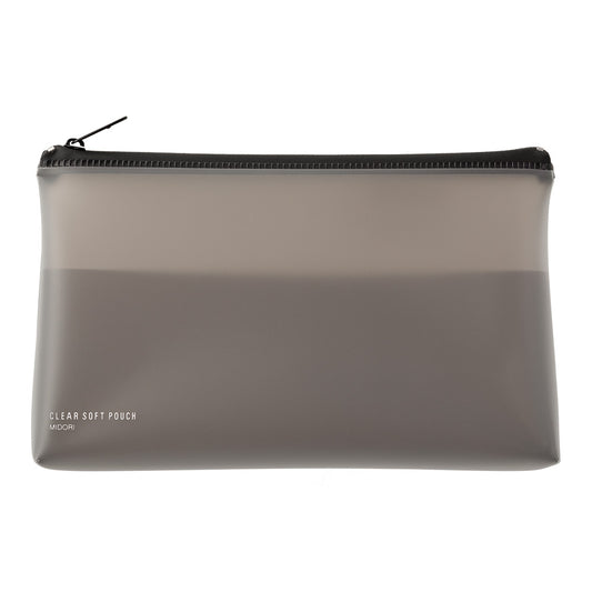 Clear Soft Pouch Black