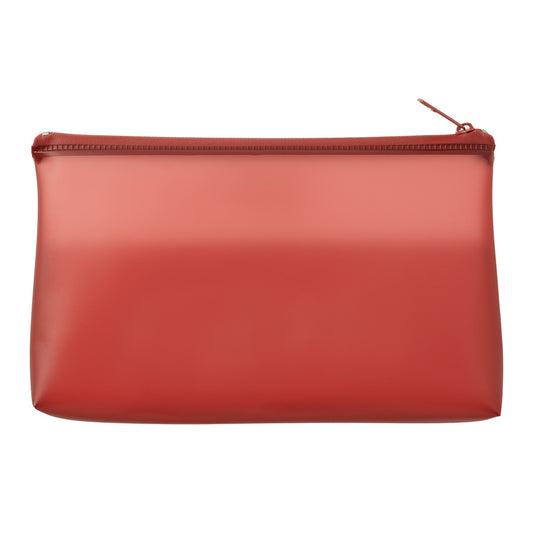 Clear Soft Pouch Red