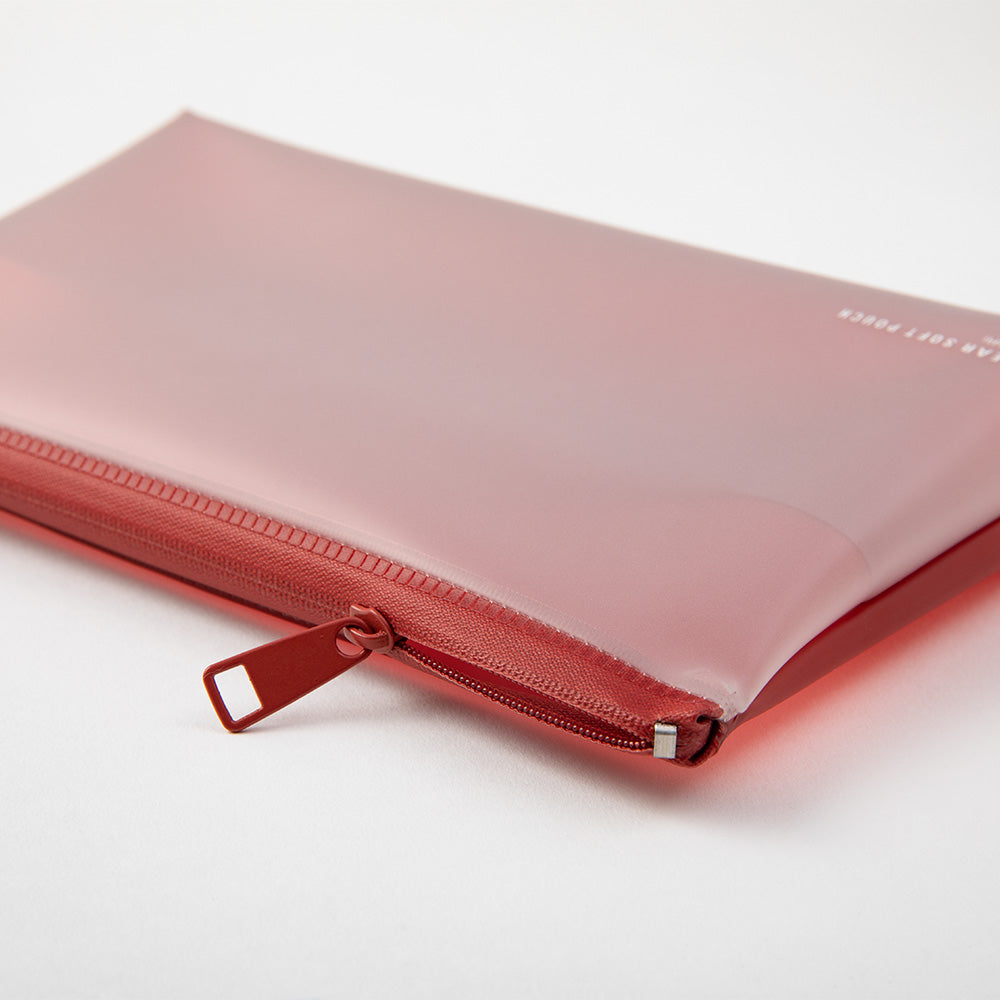 Clear Soft Pouch Red