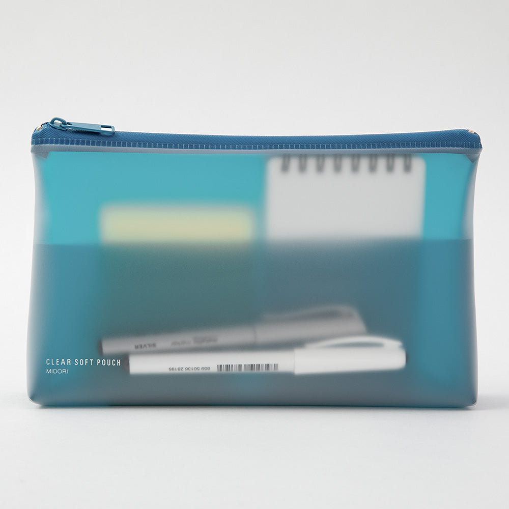 Clear Soft Pouch Blue