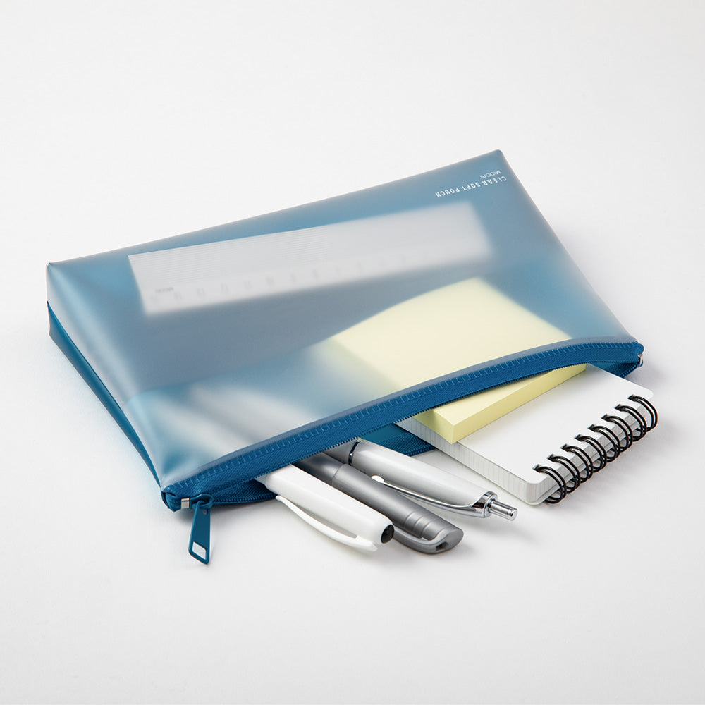 Clear Soft Pouch Blue
