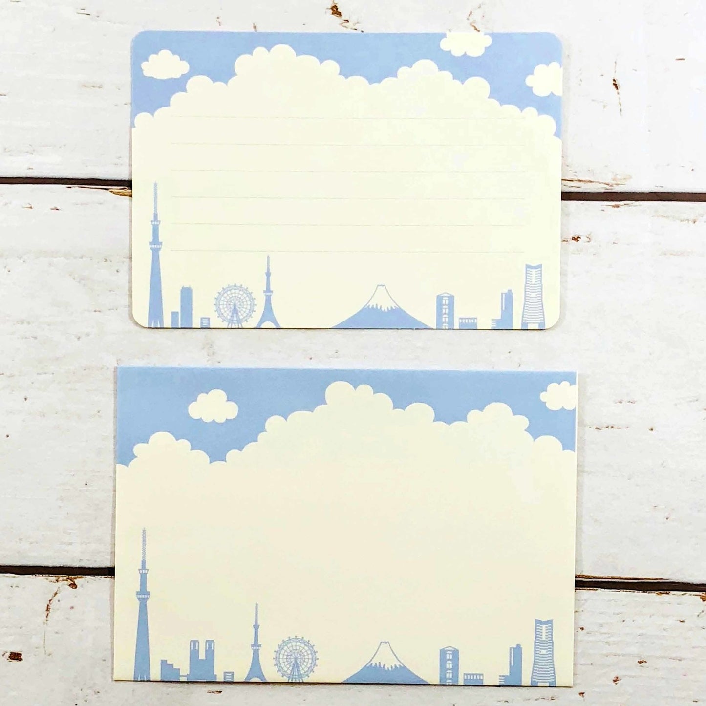 Mini letter Set Azure Japanese Craft