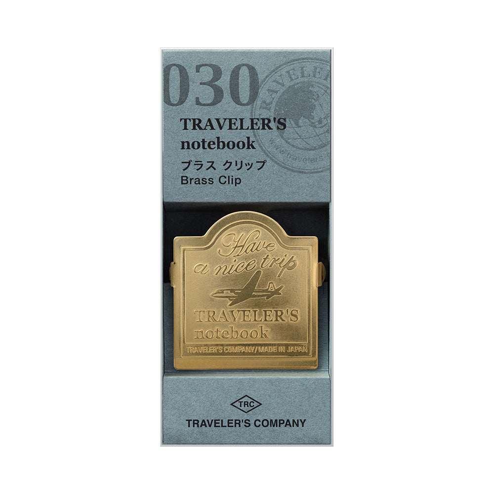 TRAVELER'S notebook Brass Clip Airplane