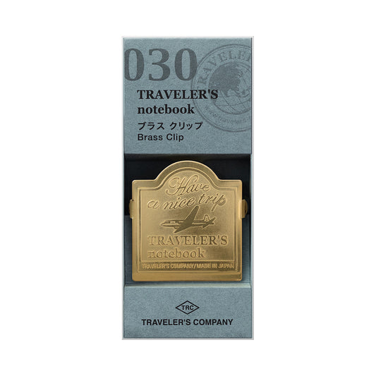 TRAVELER'S notebook Brass Clip Airplane