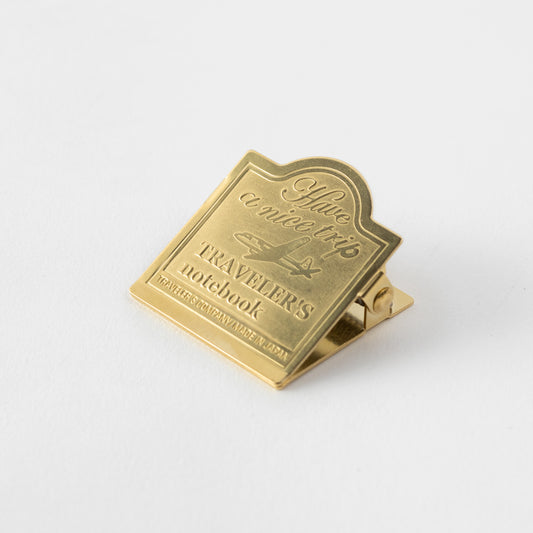 TRAVELER'S notebook Brass Clip Airplane