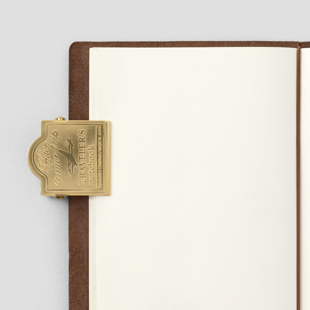 TRAVELER'S notebook Brass Clip Airplane