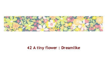 Dailylike A tiny flower- Dream like Masking Tape