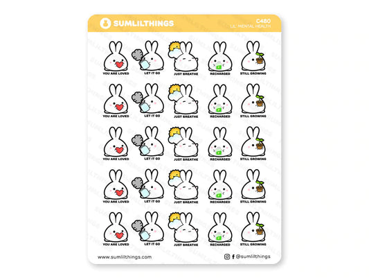 Lil' Mental Health Stickers
