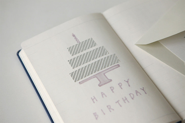 Dailylike Pencil Oblique Silver Masking Tape