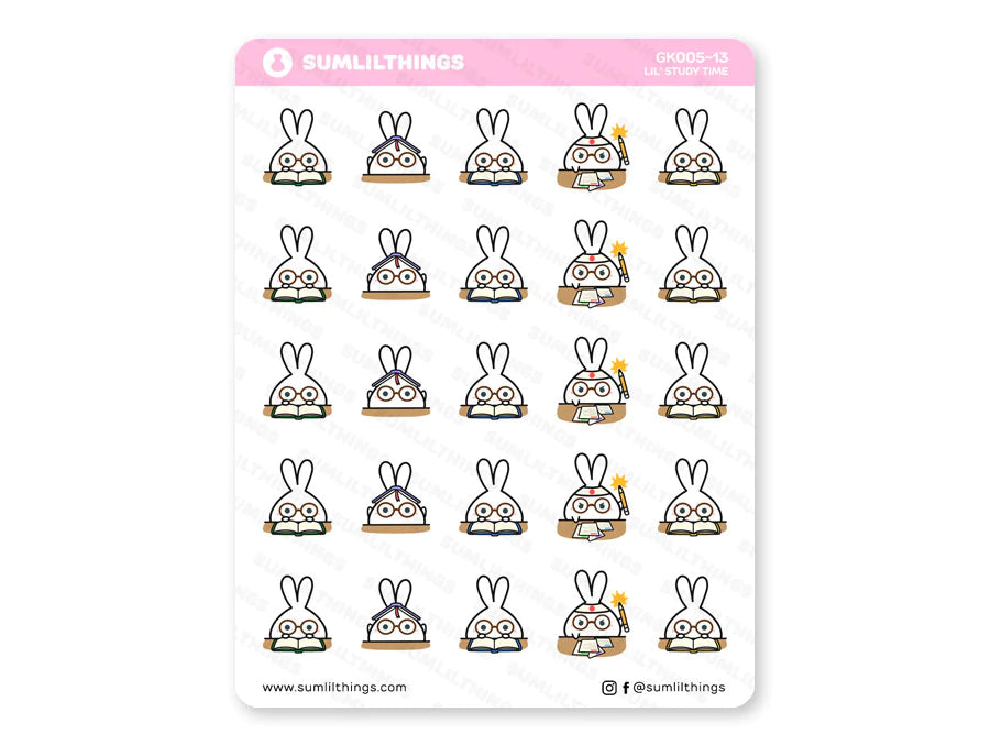 Study Time // School Stickers