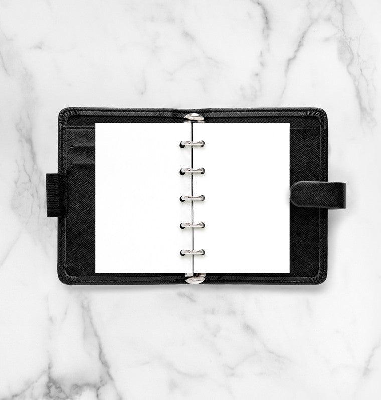 White Plain Notepaper Mini Refill