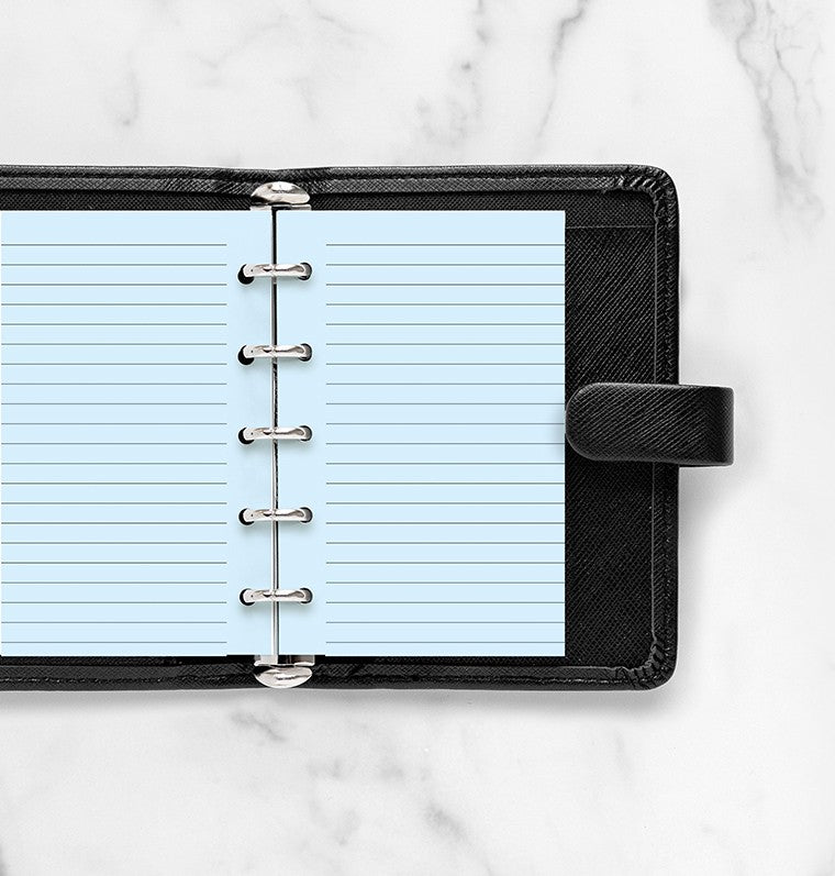 Blue Ruled Notepaper Mini Refill