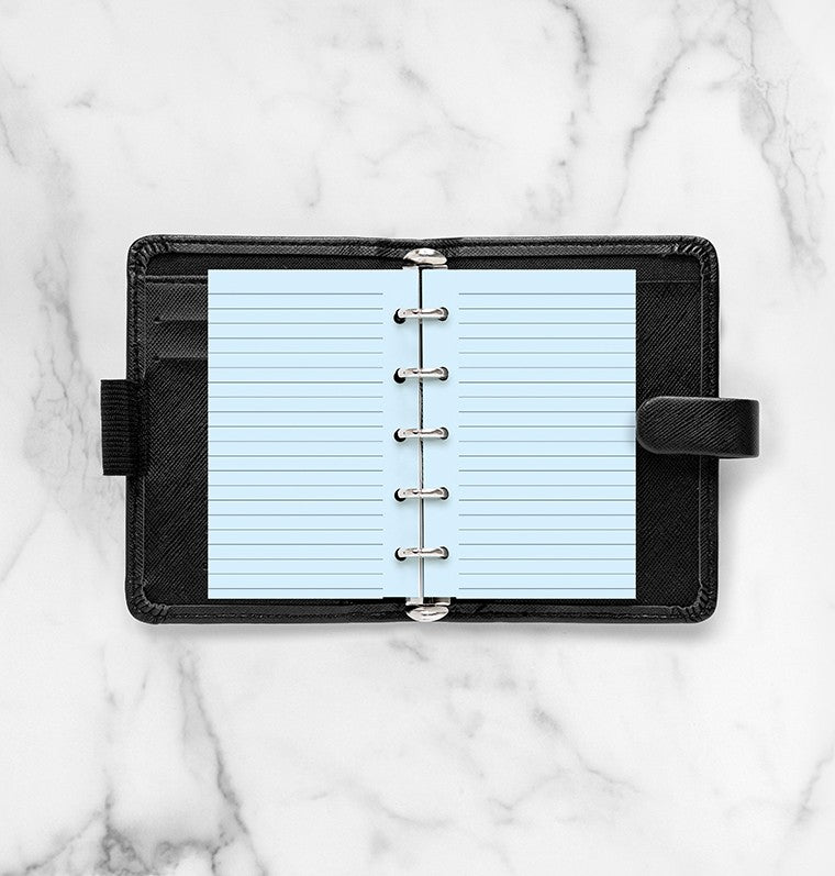 Blue Ruled Notepaper Mini Refill