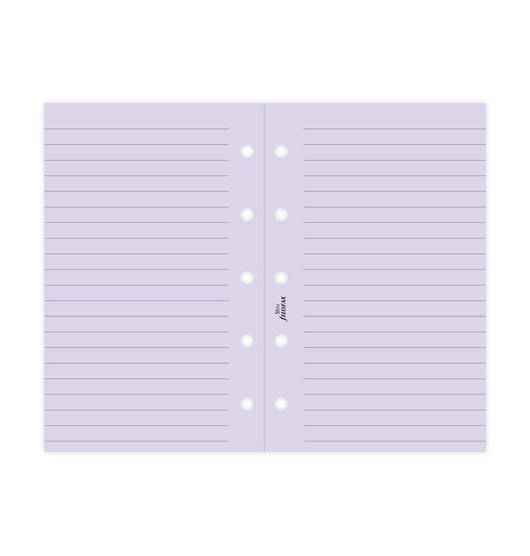 Lavender Ruled Notepaper Mini Refill