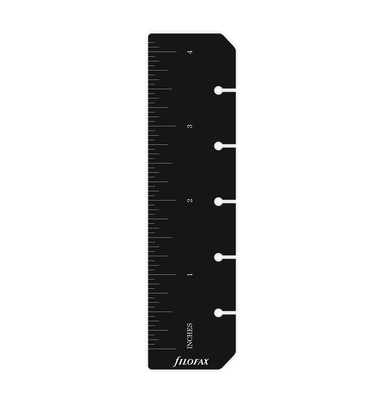 Ruler Page Marker Black Mini