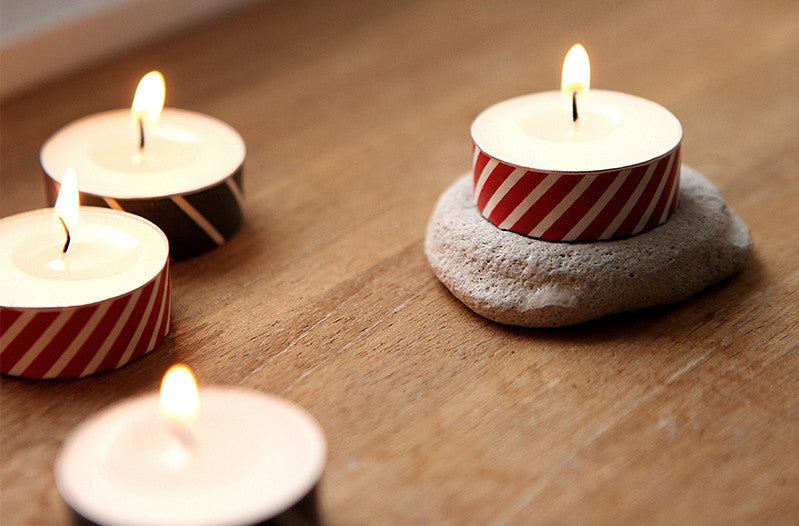 Dailylike Oblique Line - Red Masking Tape