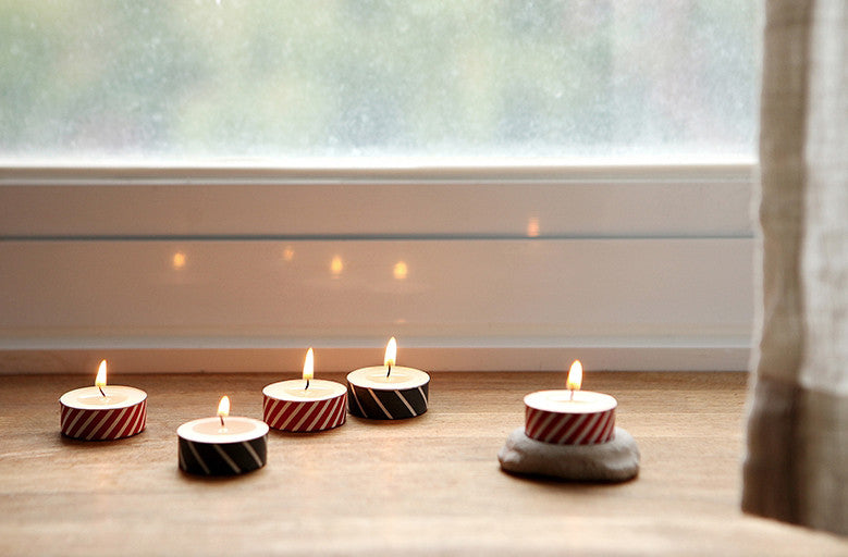 Dailylike Oblique Line - Red Masking Tape