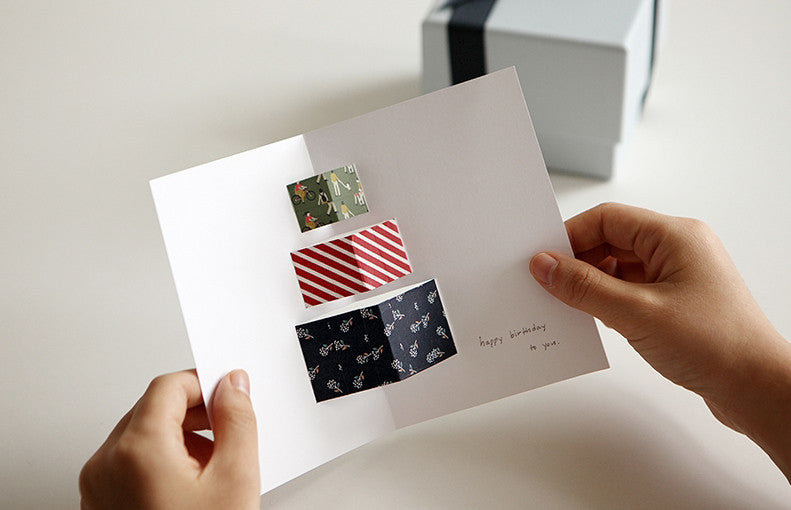 Dailylike Oblique Line - Red Masking Tape