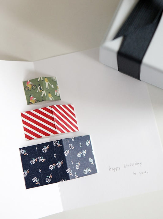 Dailylike Oblique Line - Red Masking Tape