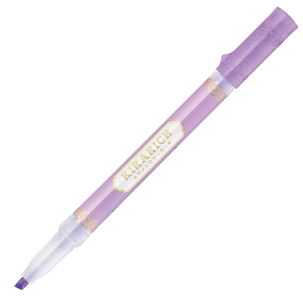 Zebra Kirarich Glitter Highlighter - 5 Color Set