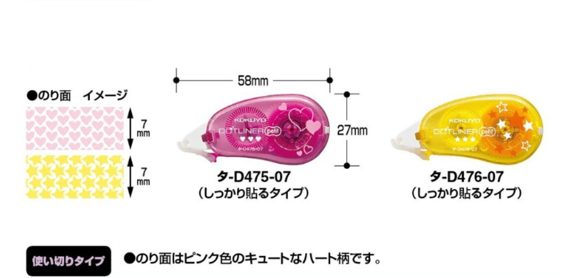 Kokuyo Dotliner Adhesive Tape- Petit+