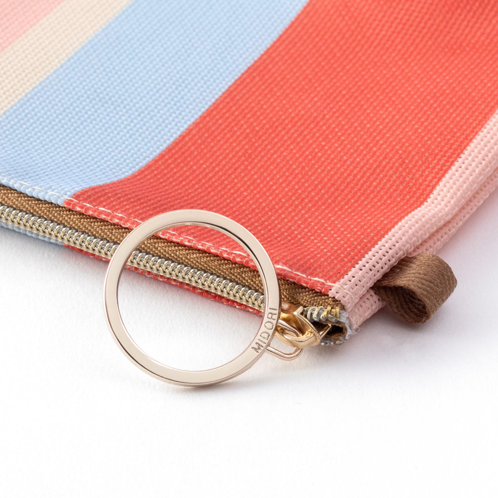 Mesh Graphics Pouch (A6) Stripe Red