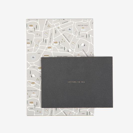 Dailylike Writing Papers & Envelope 03 Camping map