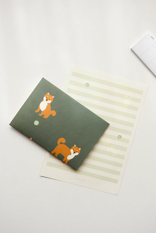 Dailylike Writing Papers & Envelope 08 Shiba
