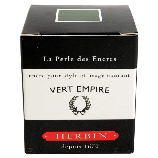 Herbin"D" Ink Bottle (Vert Empire - 30ML)