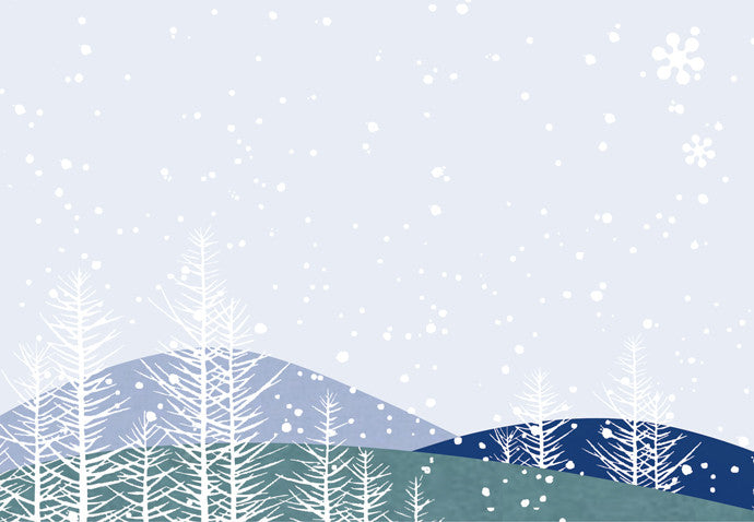 Mini Letter Set - Snow