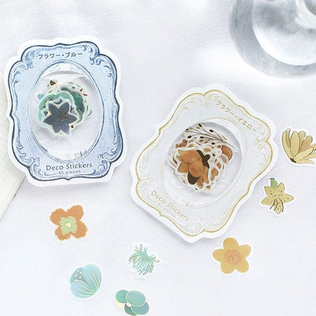 BGM Foil Stamping Flower Decoration Stickers