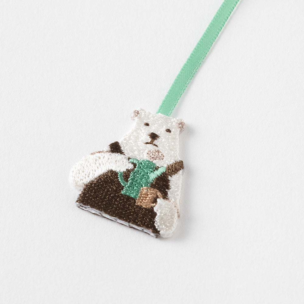 Bookmarker Embroidery Polar bear